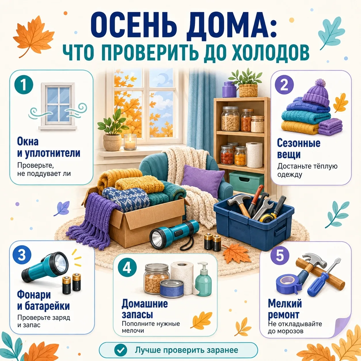 Осень дома: что проверить до холодов?