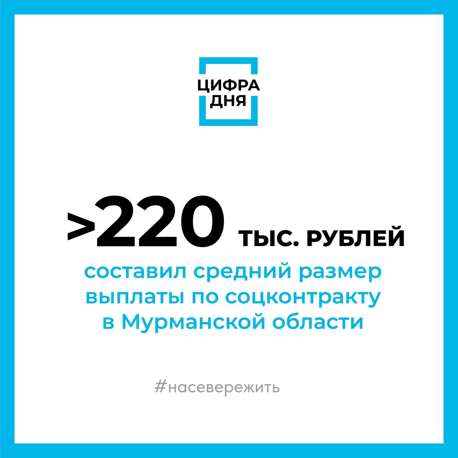 В Мурманской области средняя сумма выплат по социальному контракту увеличилась и теперь составляет 2