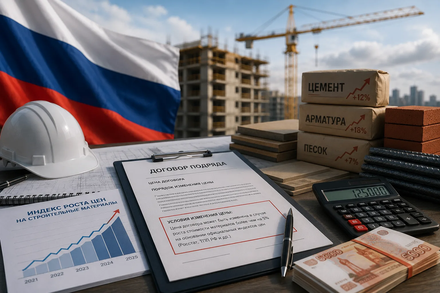 📈 Рост цен на материалы: как прописать в договоре, чтобы не работать в убыток