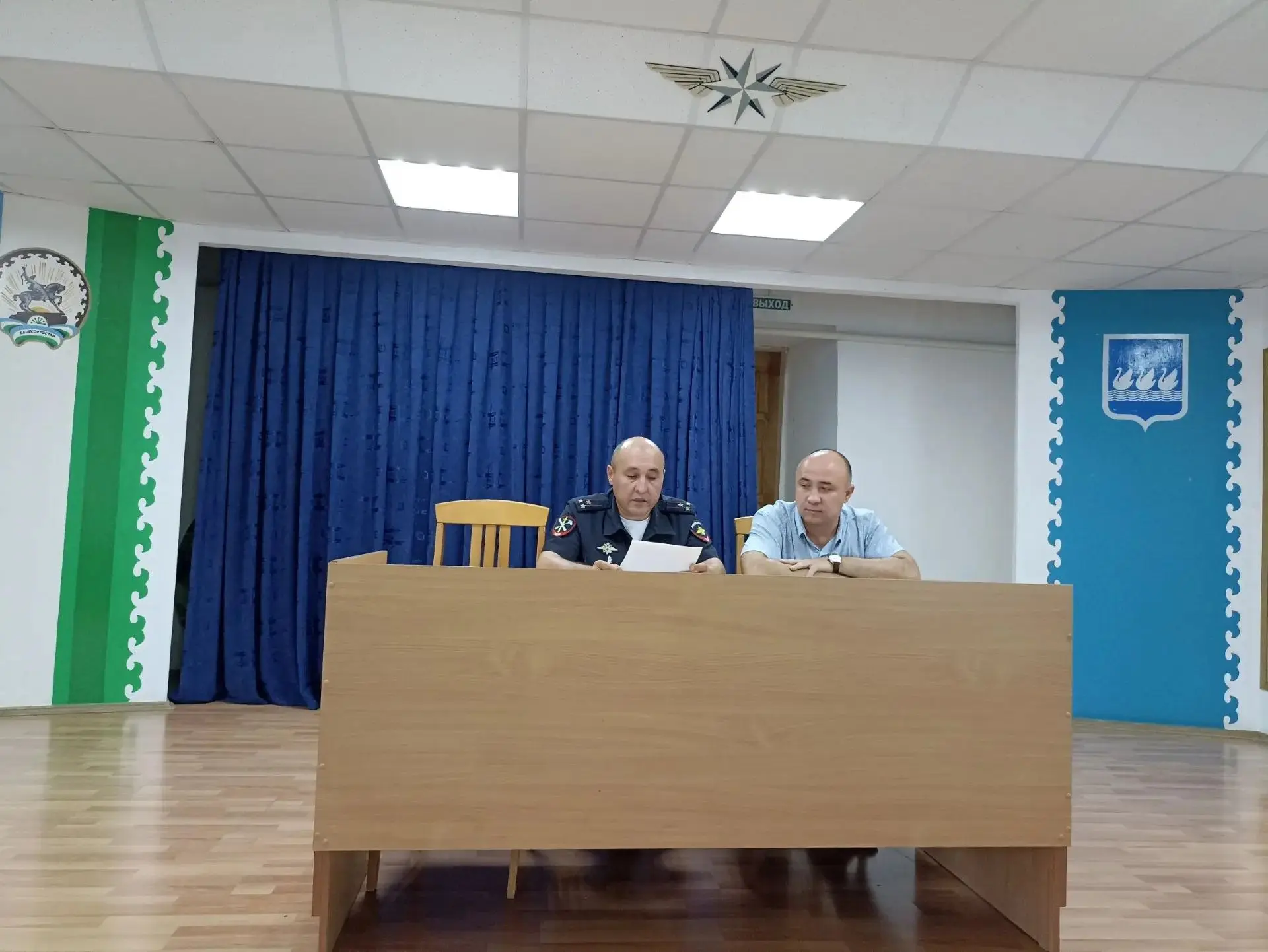 Сегодня с лекцией о профилактике мошенничества в МУП "Стерлитамакское троллейбусное управления" выст