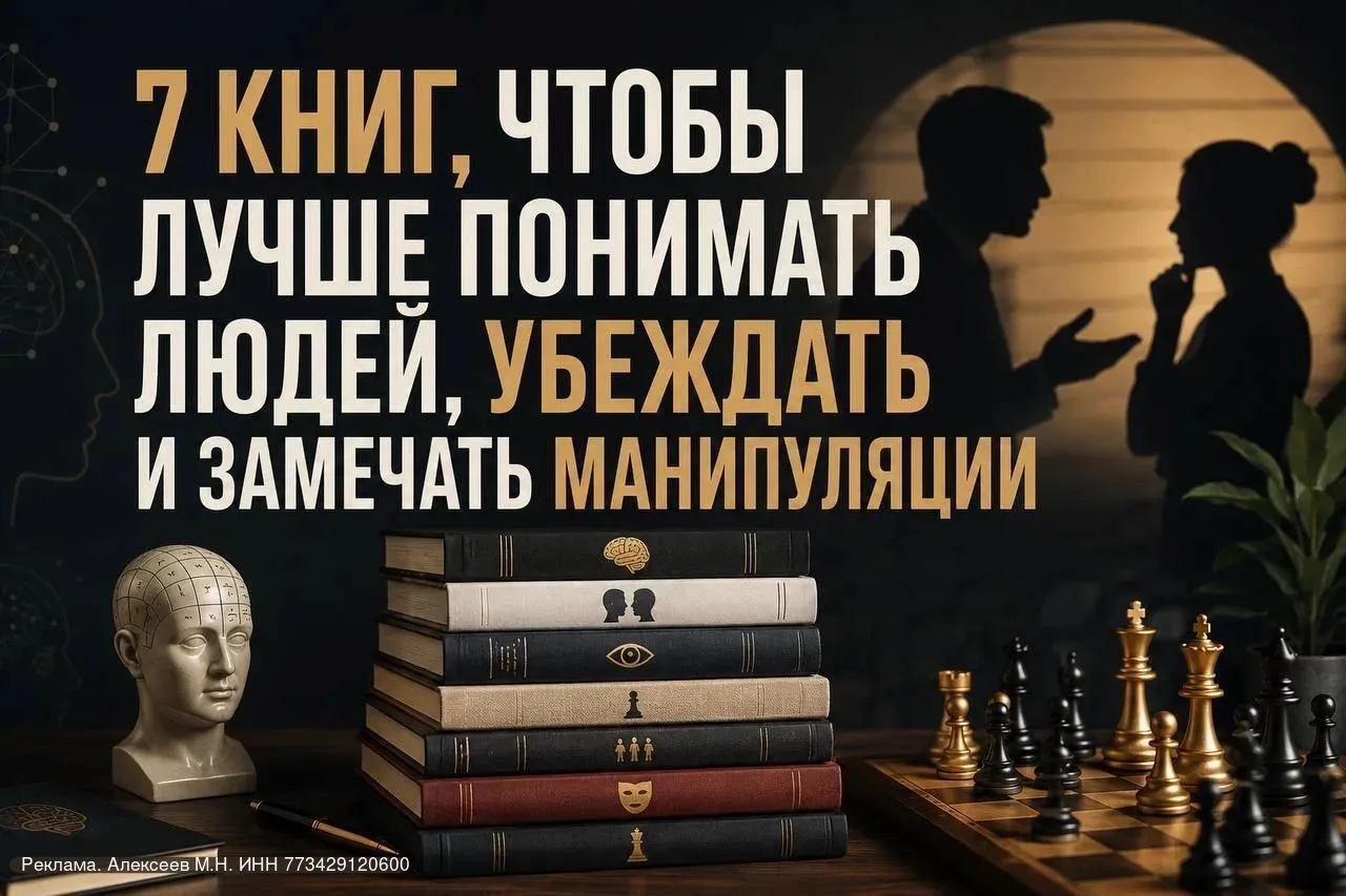 7 книг, чтобы лучше понимать людей, убеждать и замечать манипуляции