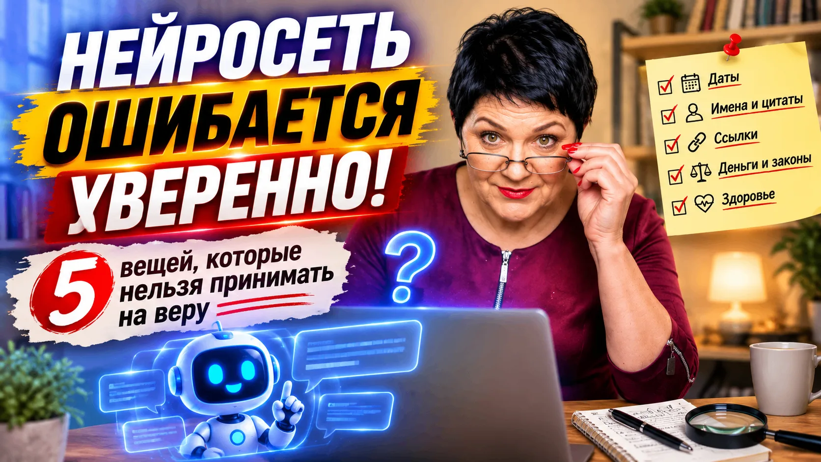 Нейросеть может отвечать быстро, подробно и очень уверенно. Но уверенный тон ещё не озн...