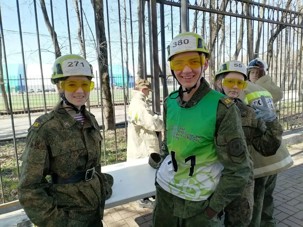 Команда 8 «К» класса приняла участие в муниципальном этапе московских городских соревнований «Школа 