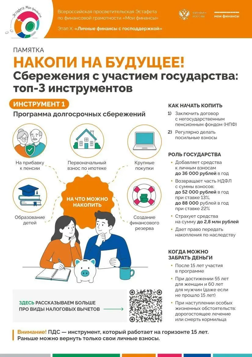 Копите с умом: 3 инструмента с поддержкой от государства!