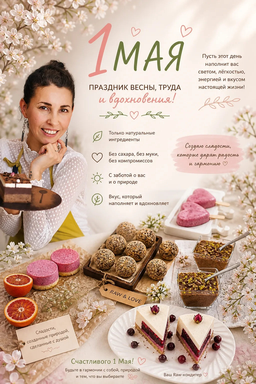 Девочки, дорогие! С Первомаем! 😍