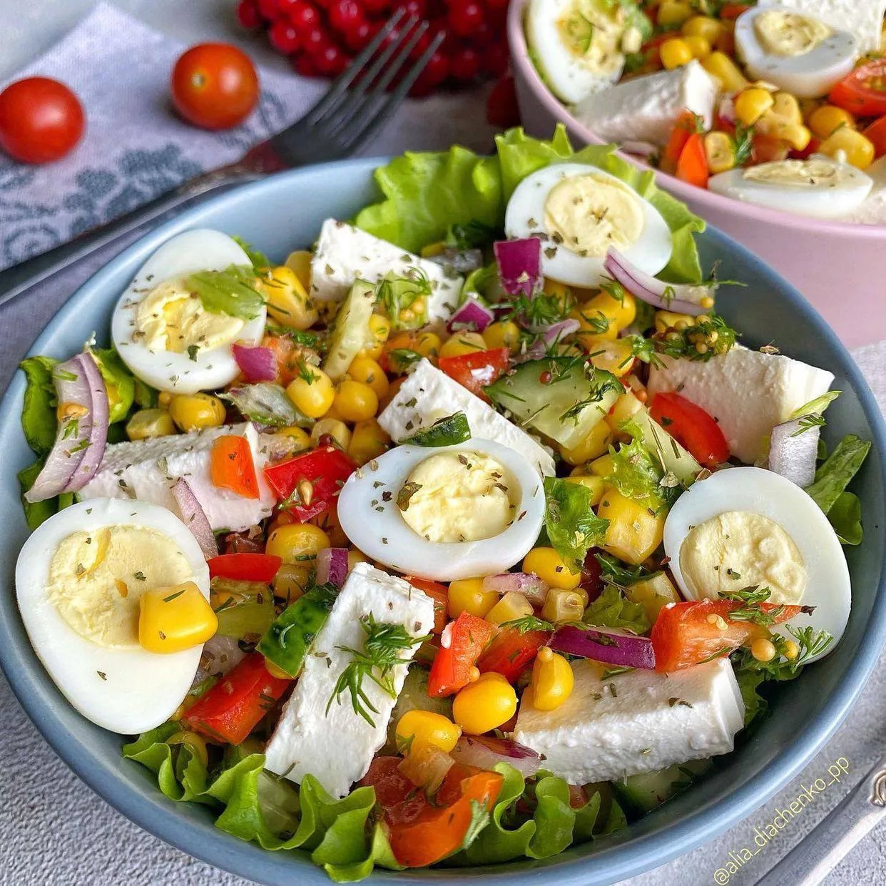 Очень вкусный и лёгкий салат 🥗