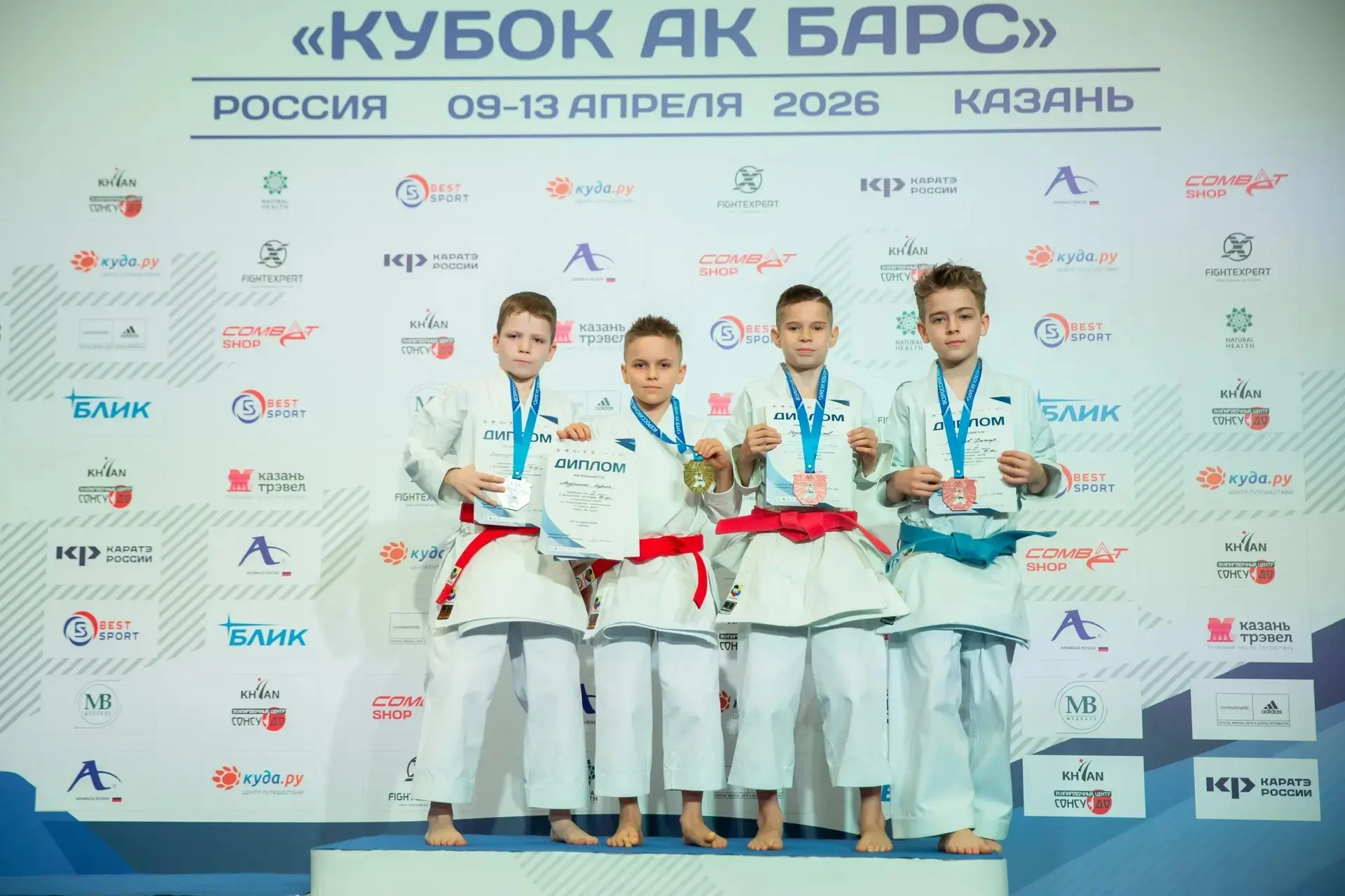 С 09 по 13 апреля в г. Казань проходили международные и всероссийские соревнования по каратэ «Кубок 