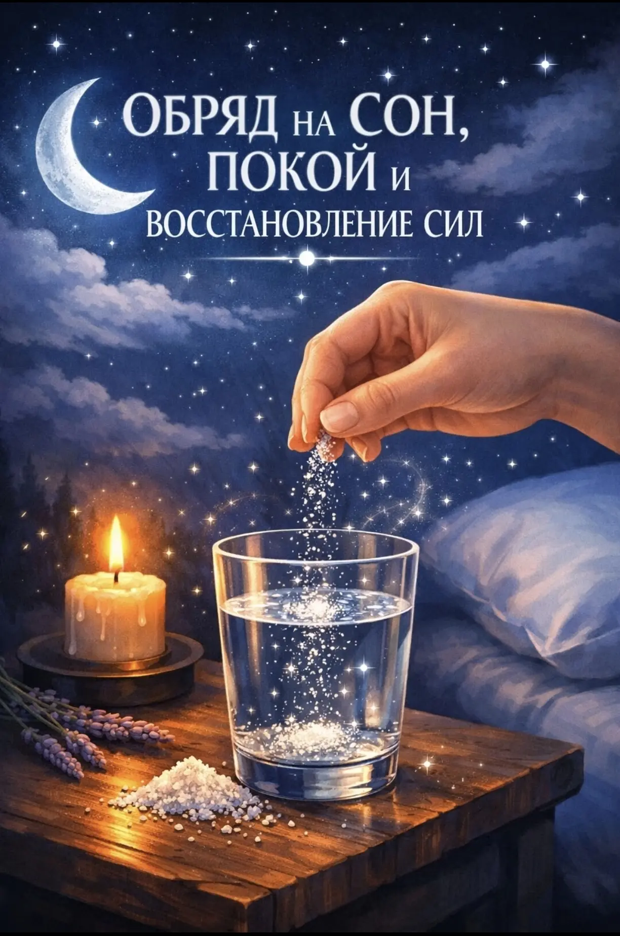 РИТУАЛ ДЛЯ СНА, ПОКОЯ И ВОССТАНОВЛЕНИЯ СИЛ 🤍💦