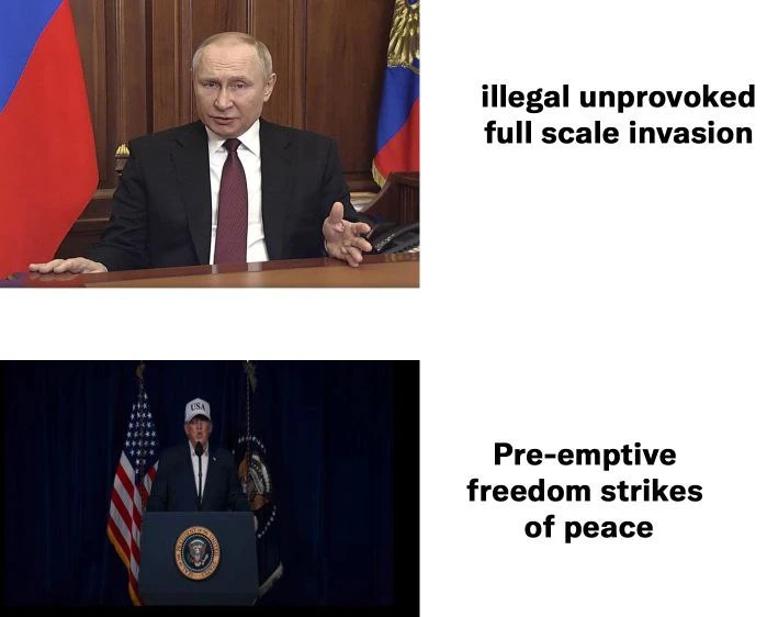 👉Вынося за скобки абсолютное нарушение #США и #Израиль норм Устава #ООН, целого списка...