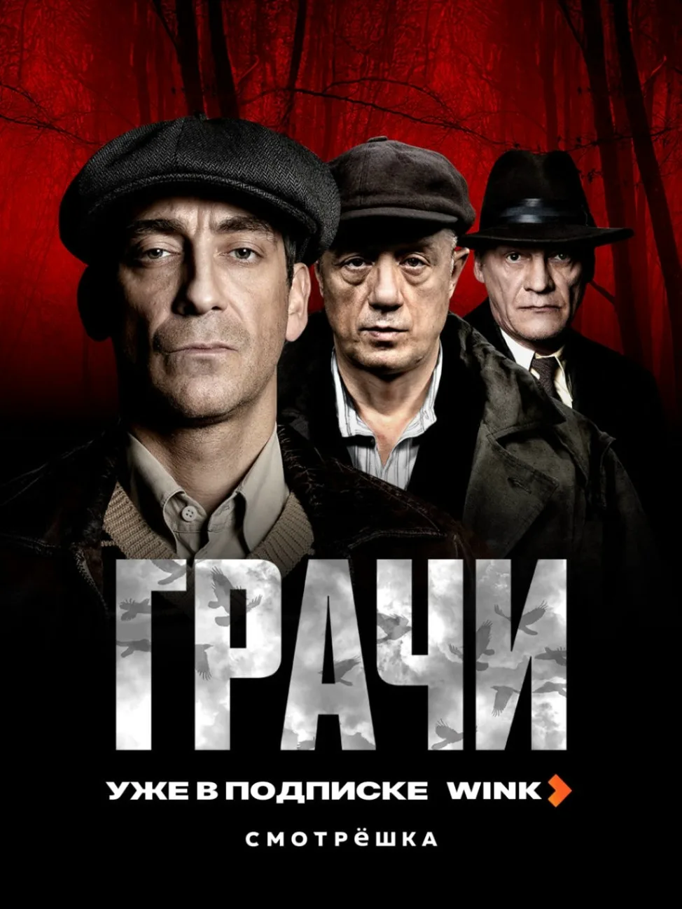 БОЛЬШИЕ ПРЕМЬЕРЫ ТЕПЕРЬ В СМОТРЁШКЕ

🎬 «Грачи» — 1947 год, послевоенный Ленинград. Капитан милиции 