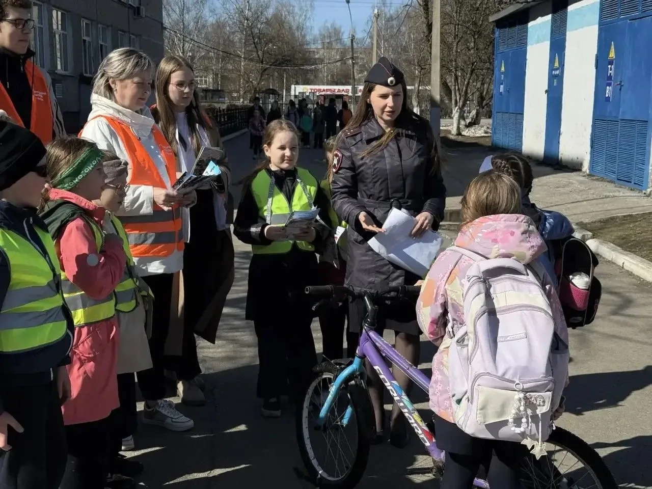 🚸 Родительский патруль в действии!  На этой неделе наш лицей снова стал центром важного события — ро