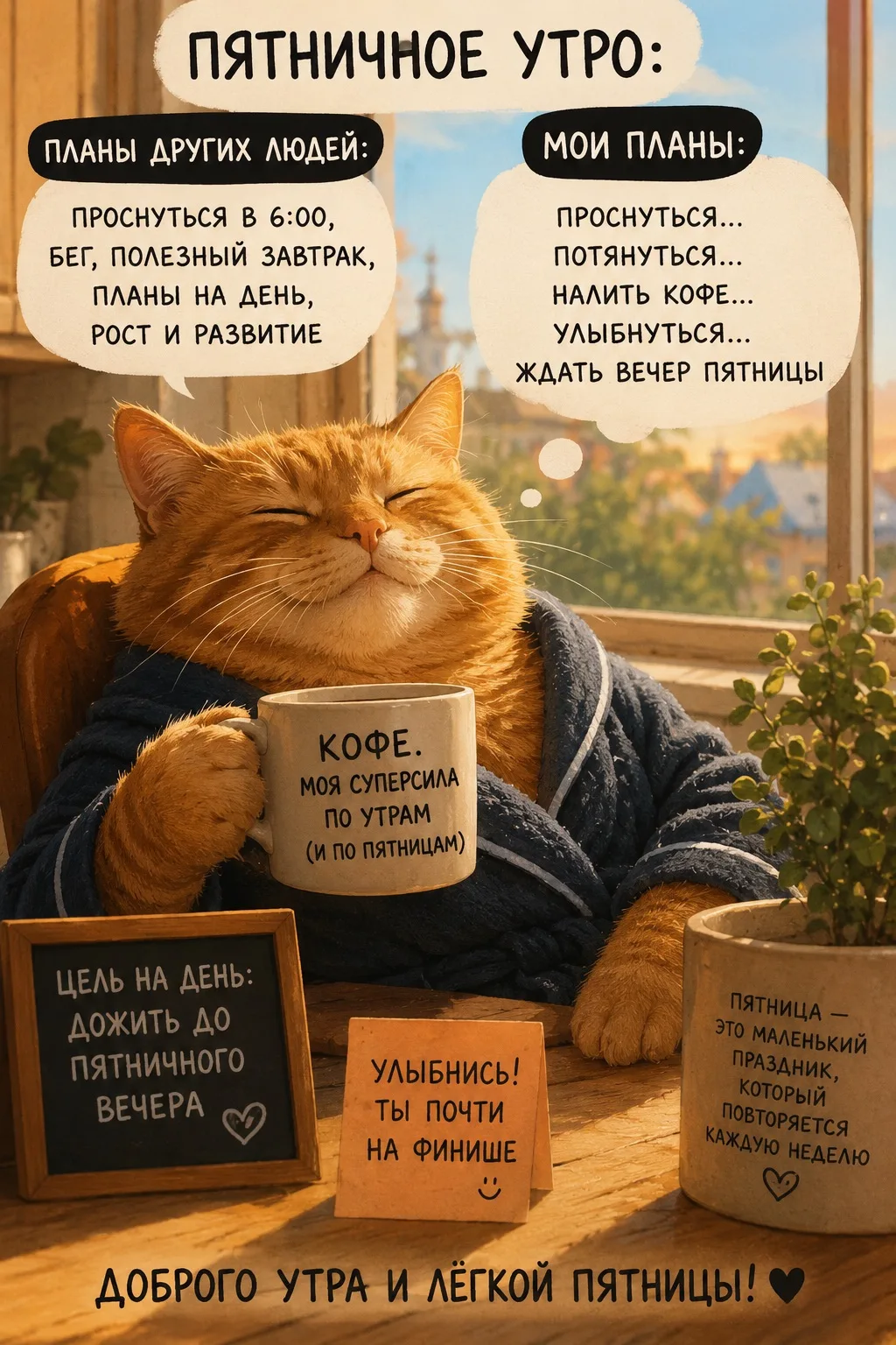 Всем доброго утра, дорогие мои🤪❤️
Всех с пятницей!!
