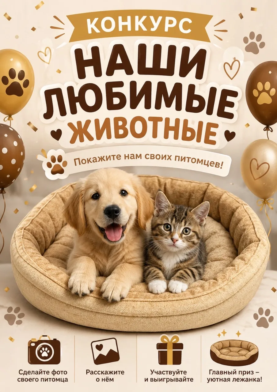 🐾 Конкурс «Мои любимые животные» 🐾