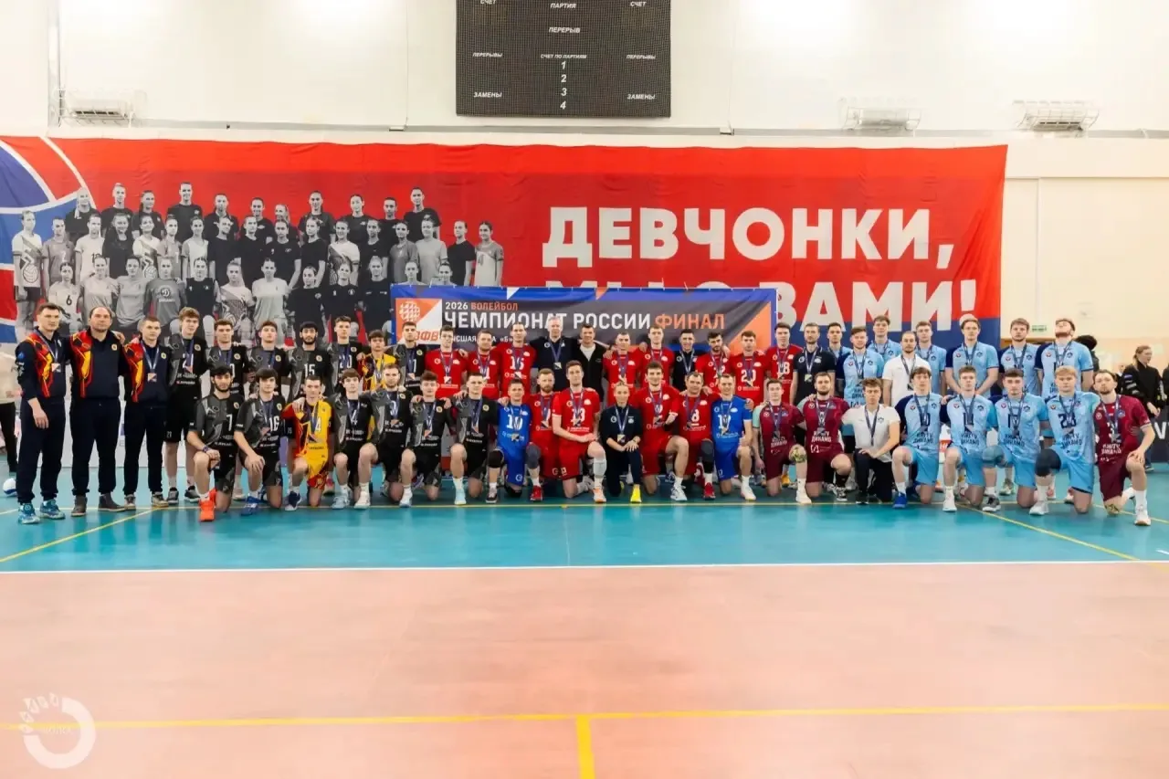 Волейболисты Ставропольского ГАУ вновь на пьедестале — мужская сборная стала призером Чемпионата Рос