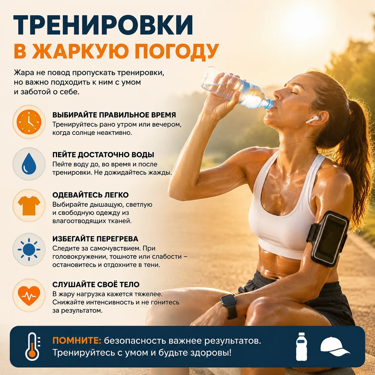 Синоптики прогнозируют очень жаркую неделю — самое время вспомнить о мерах безопасности...