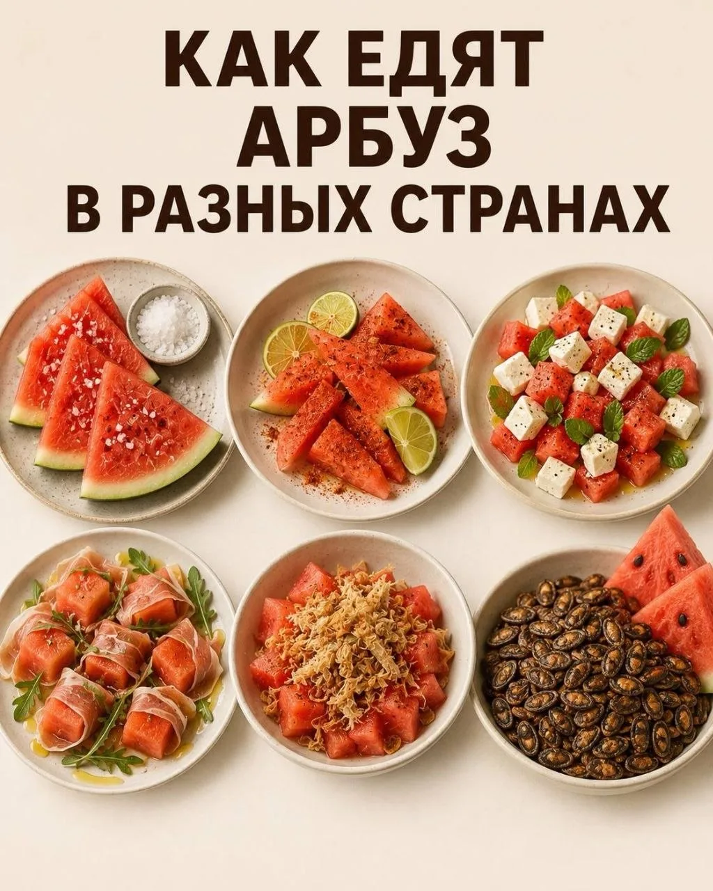 А как вы любите есть арбуз? 🍉