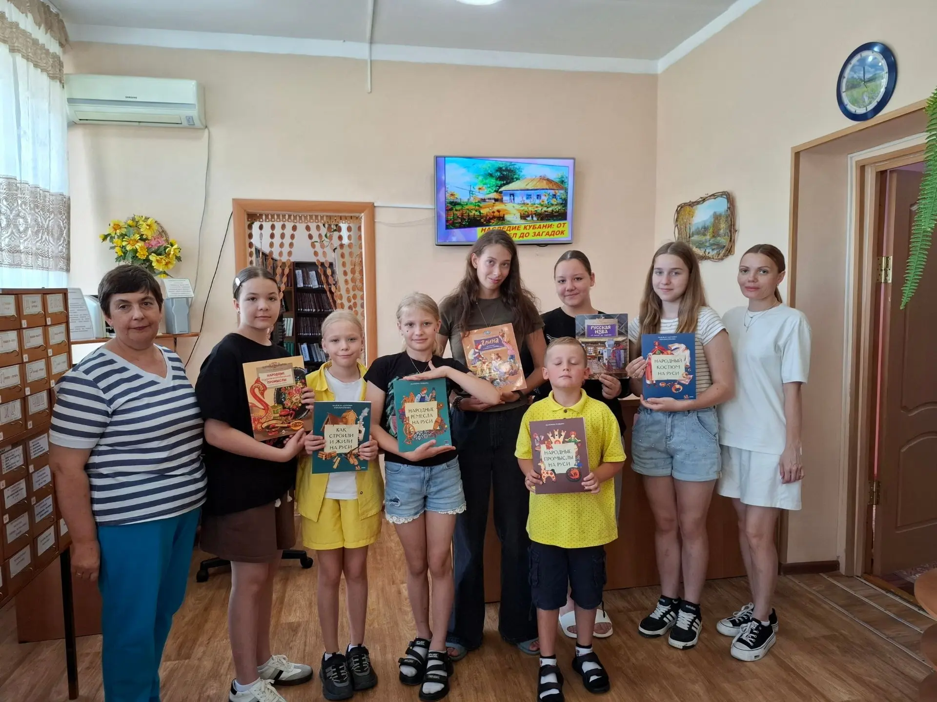 В Калининской детской библиотеке в рамках программы «Пушкинская карта» для детей среднего и старшего