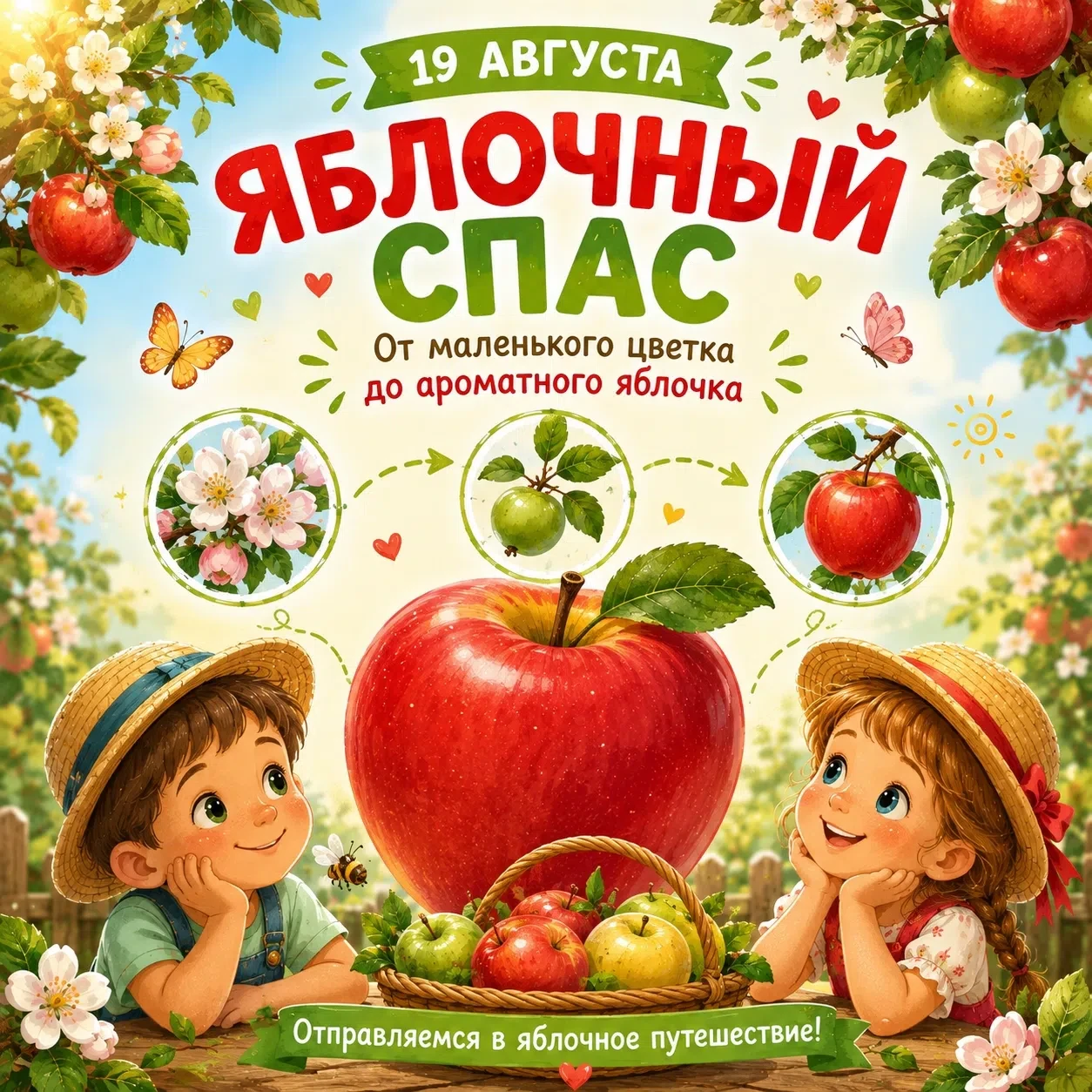 Дорогие друзья! Сегодня один из самых любимых и светлых народных праздников — Яблочный ...
