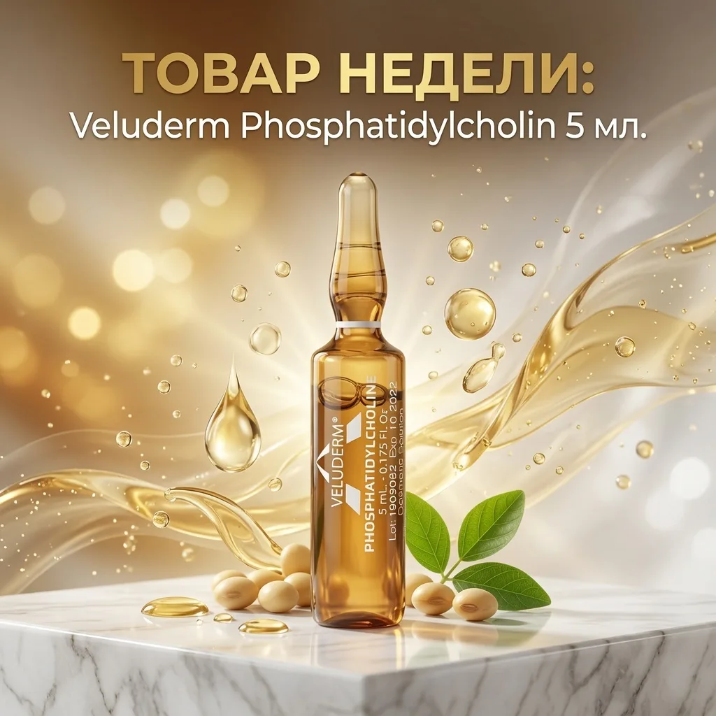 💊 ТОВАР НЕДЕЛИ: Veluderm Phosphatidylcholin 5 мл

😔 Проблема: второй подбородок и локальные жиро