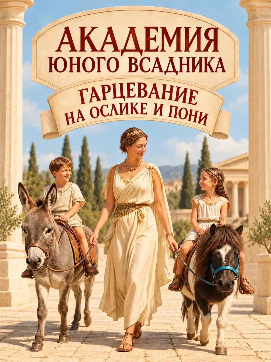 🐎 Академия юного всадника приглашает маленьких гостей на прогулку верхом!