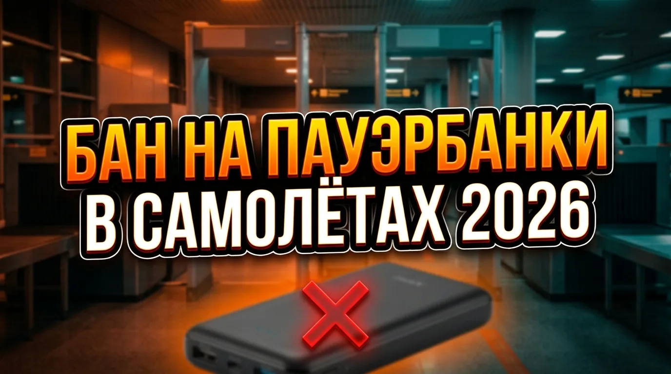 #перелёты #багаж #россия

🔋 Новые правила для пауэрбанков в самолёте

С 2026 года в России меняют п