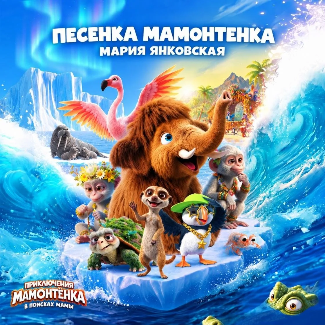 Маша Янковская записала саундтрек к мультфильму «Приключения мамонтенка. В поисках мамы...