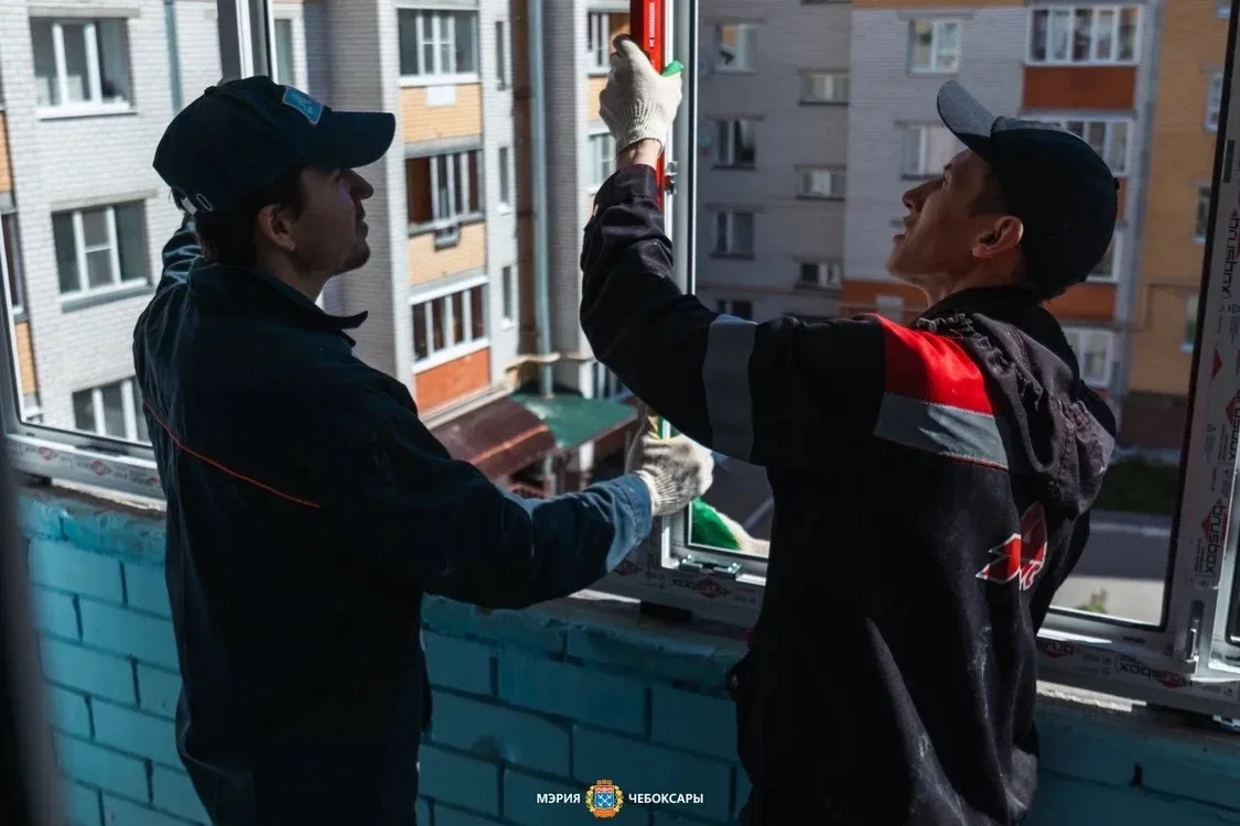 Продолжаем работы по восстановлению домов и объектов.  Хочу выразить слова благодарности строителям 