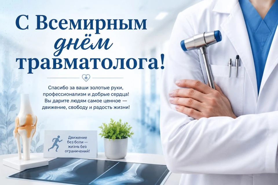💥Сегодня, 20 мая, свой профессиональный праздник отмечают врачи-травматологи!