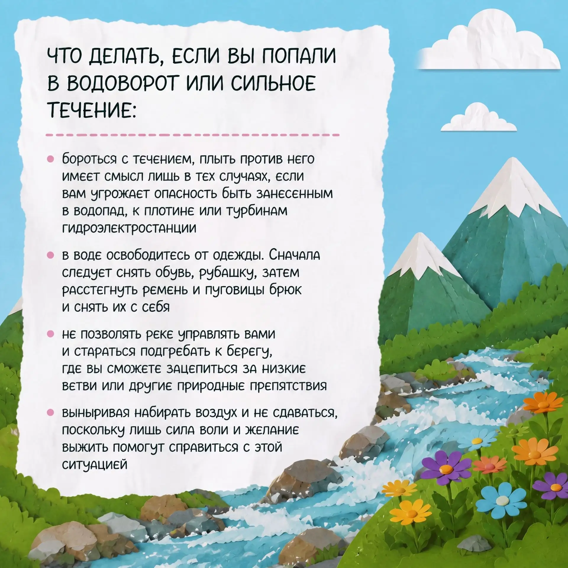 Горные реки не прощают ошибок.