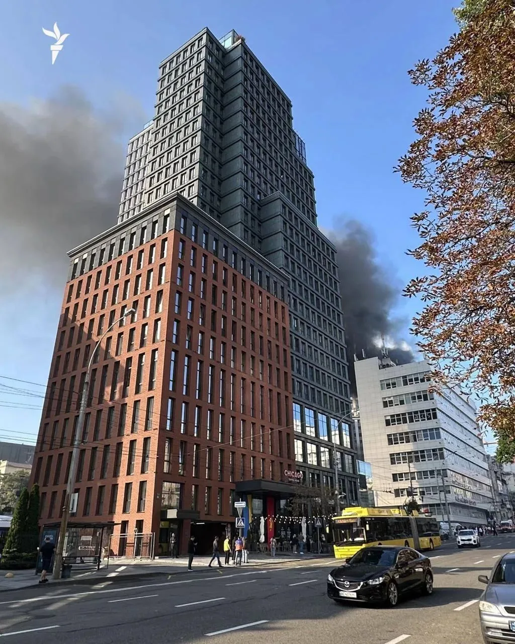 ‼️🇺🇦🔥Взрывы и пожары в центре Киева: пылают объекты врага
