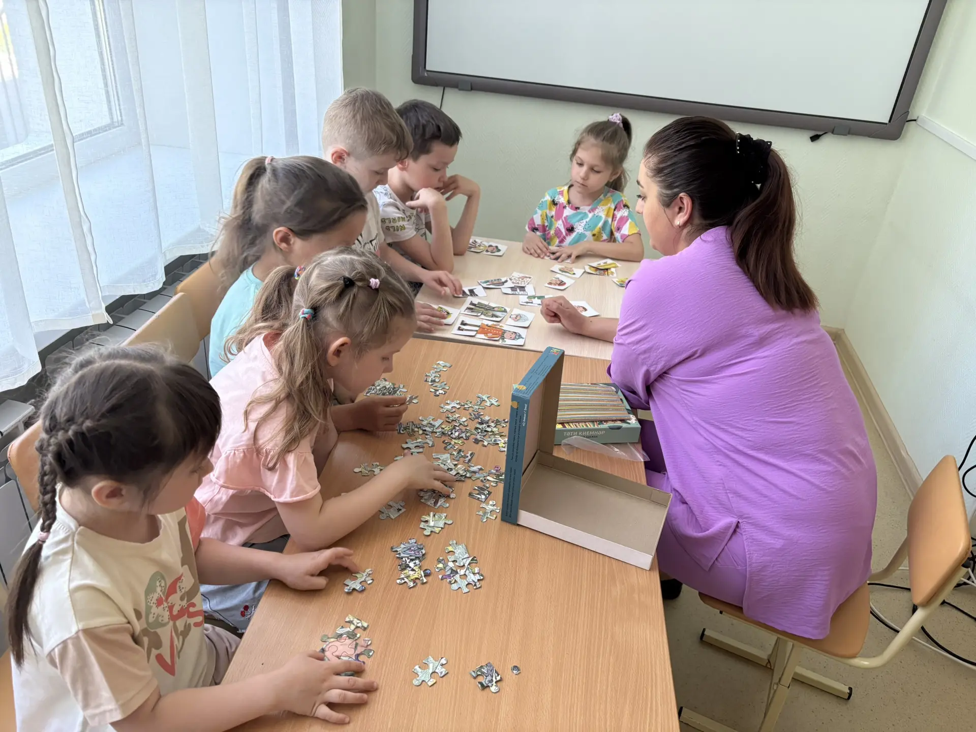Не забываем о родном татарском языке! Воспитанникам очень нравится заниматься и изучать...