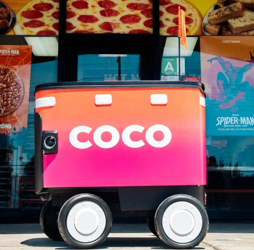 🤖 Пиццерия Little Caesars запускает доставку пиццы роботами
