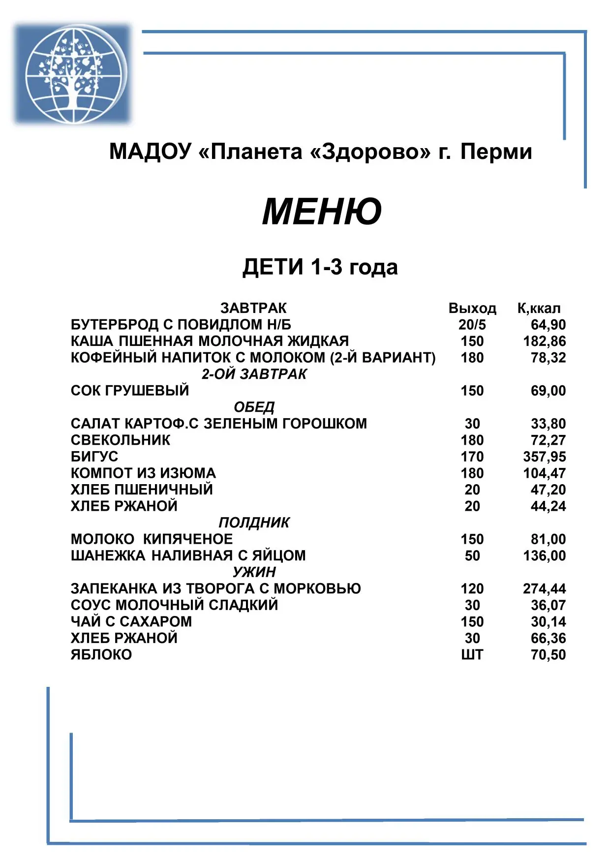 «Мы готовим с любовью, чтобы дети ели с аппетитом»
Меню на 19 июня