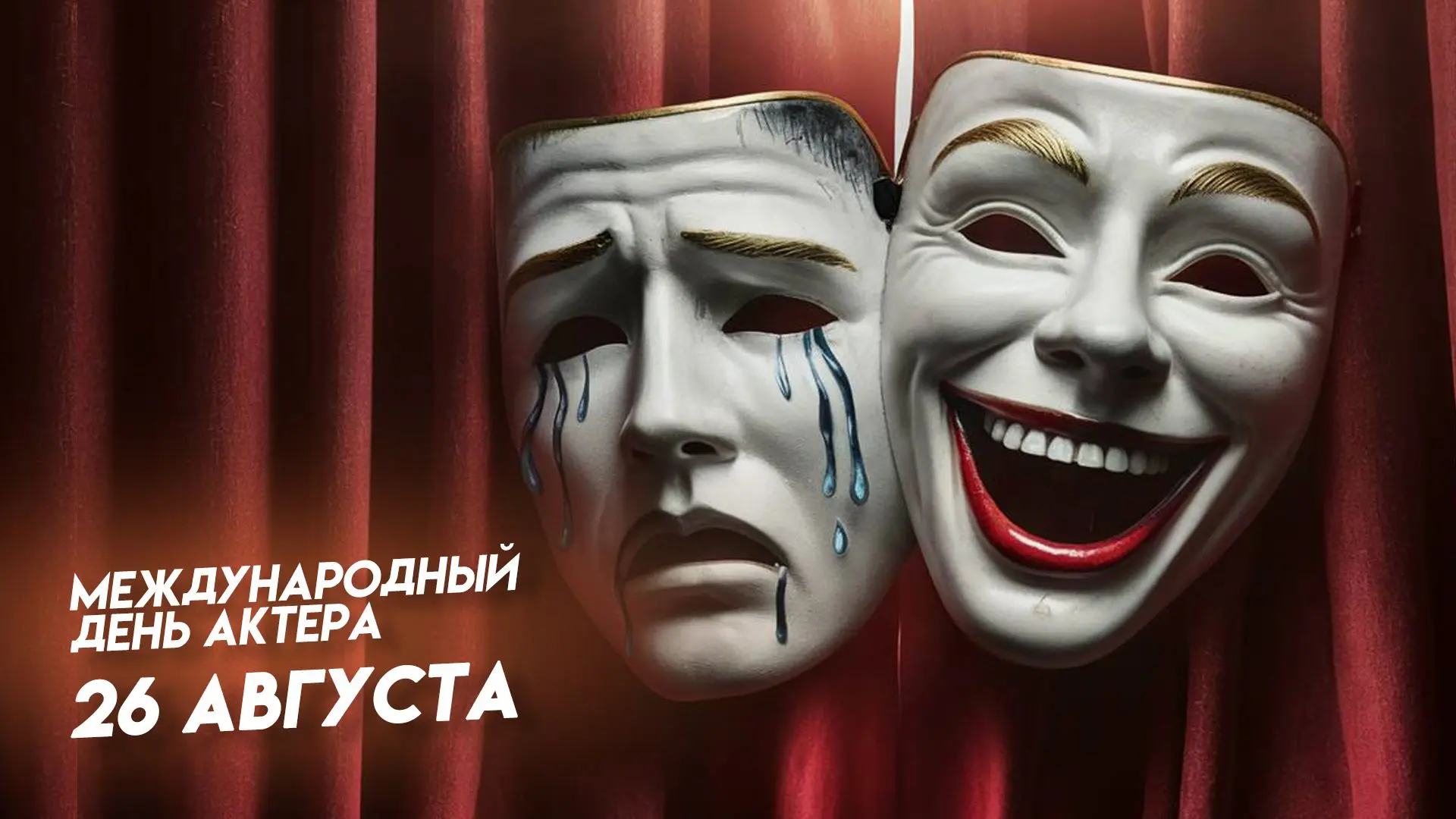 🎭 Сегодня, 26 августа, мы отмечаем Международный день актёра! 🎭