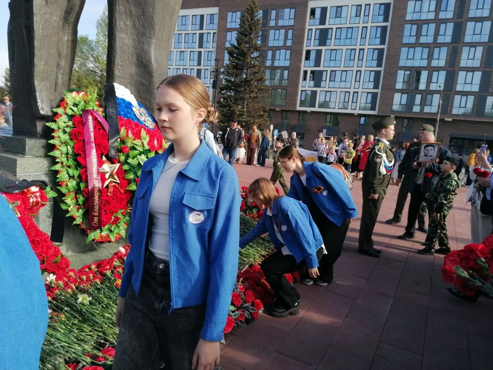 День памяти и гордости!  9 мая 2026 г. активисты отряда "Дружба" МБОУ "СОШ 31", Дружины "Медвежата" 