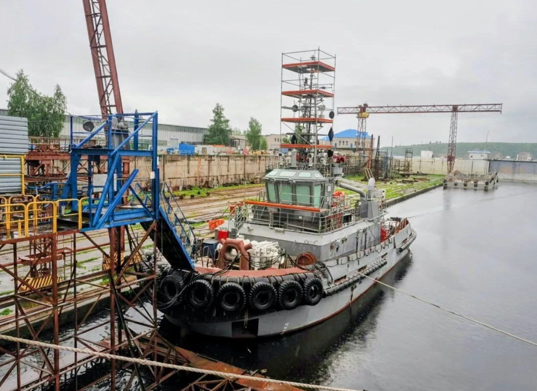 🔥Зеленодольский завод имени А.М. Горького спустил на воду буксир «Кулой» проекта Т3150-ЗД

На произ