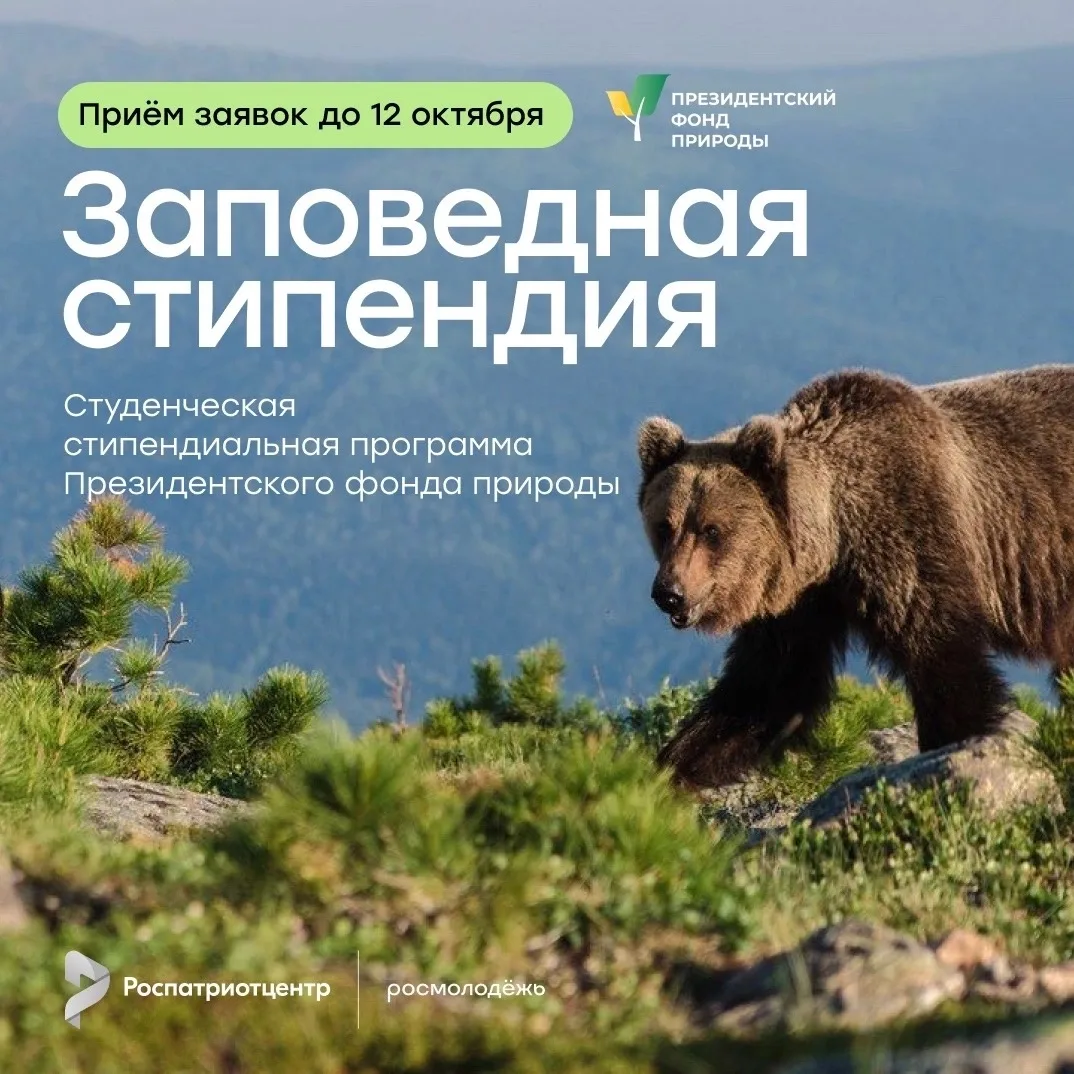 🌿 Стипендия 30 000 ₽ для студентов природоохранной сферы