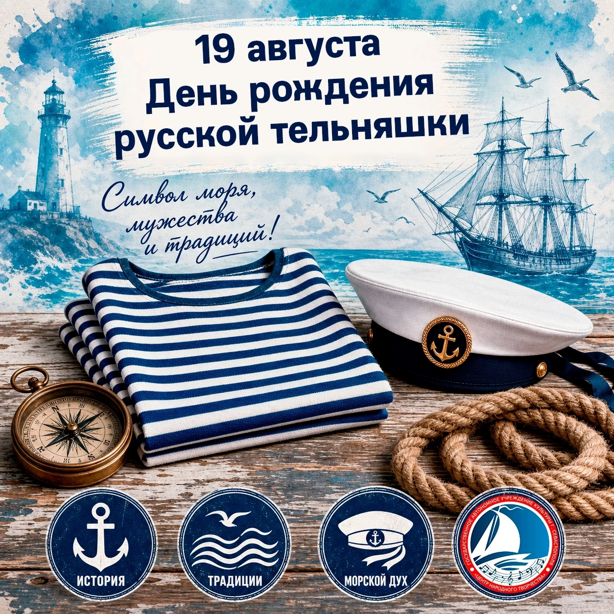 19 августа — День русской тельняшки