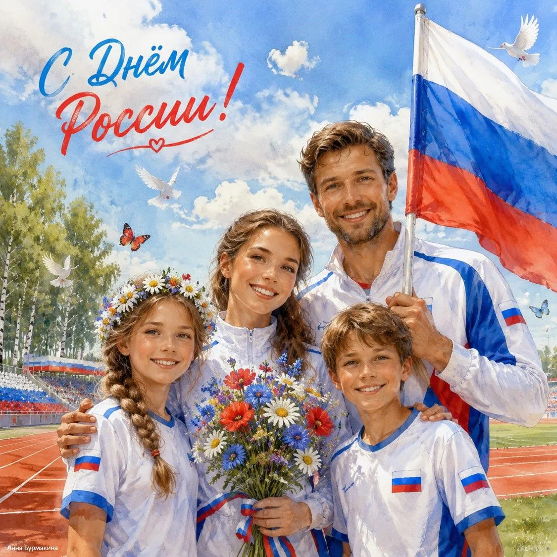 С Днём России! С праздником нашей общей силы и воли!

Дорогие наши спортсмены, коллеги, партнёры, др