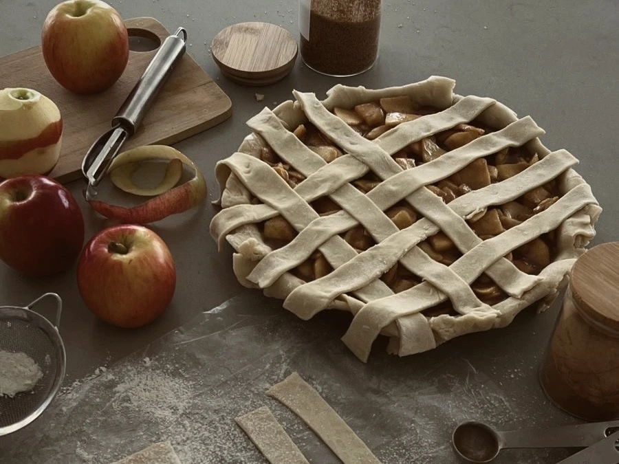 Сегодня самое время приготовить традиционный яблочный пирог 🥮