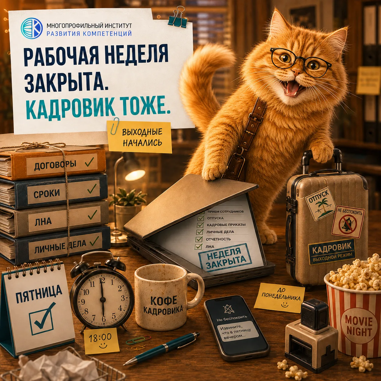 😺 Ещё одна неделя закрыта.