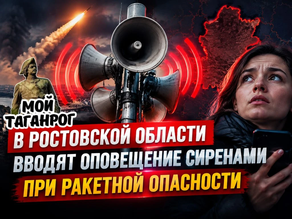 В Ростовской области вводят оповещение сиренами при ракетной опасности