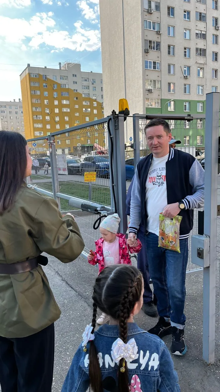 В нашем детском саду вновь прошла акция «Георгиевская ленточка», посвященная празднован...