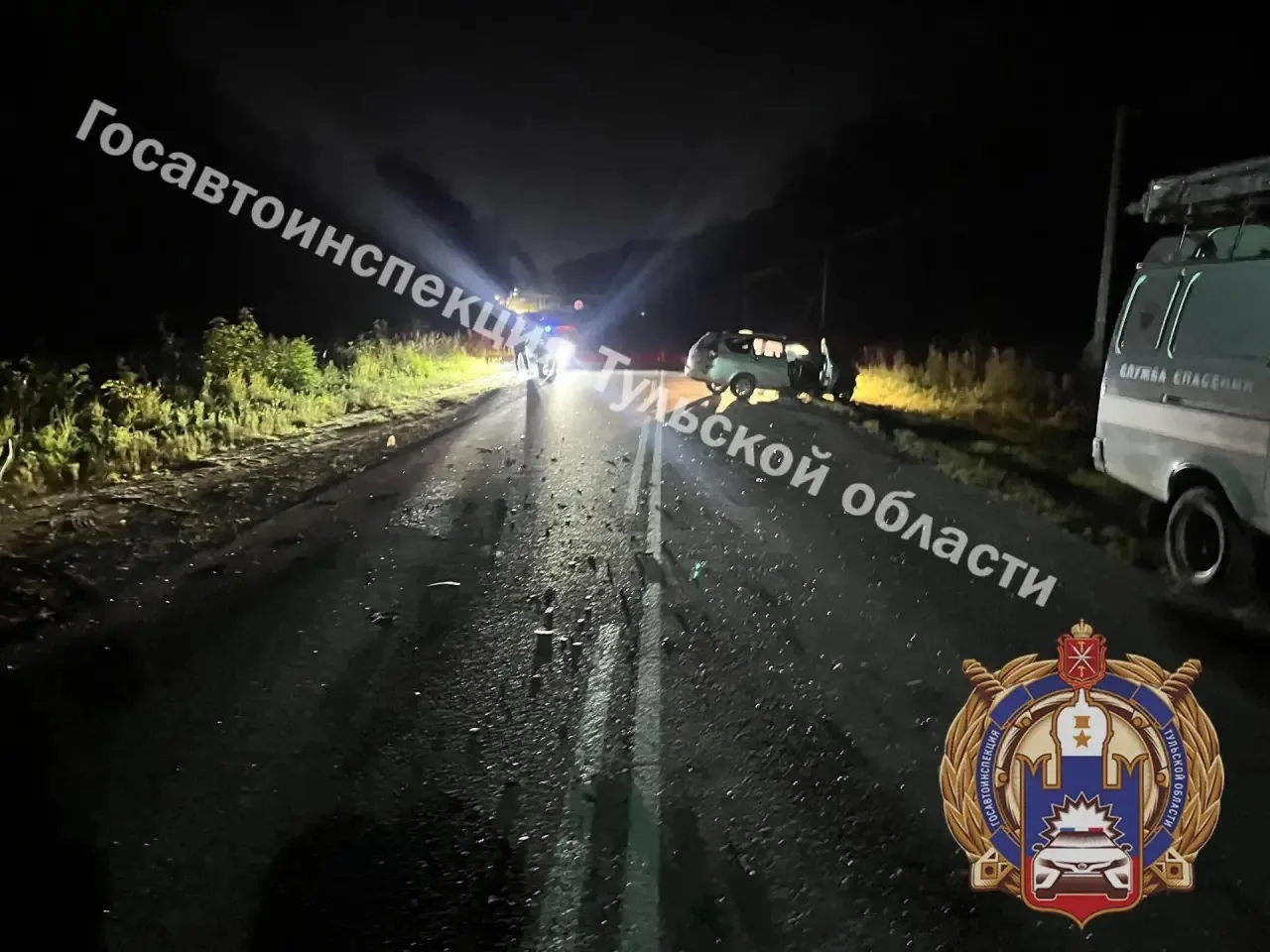 📌Водитель «Лады» пострадал в ДТП в тульской деревне Варфоломеево