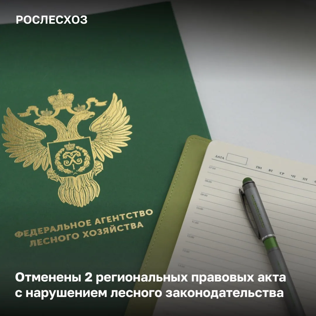 🔎 Рослесхоз отменил правовые акты Департамента лесного хозяйства Тамбовской области и Министерства 