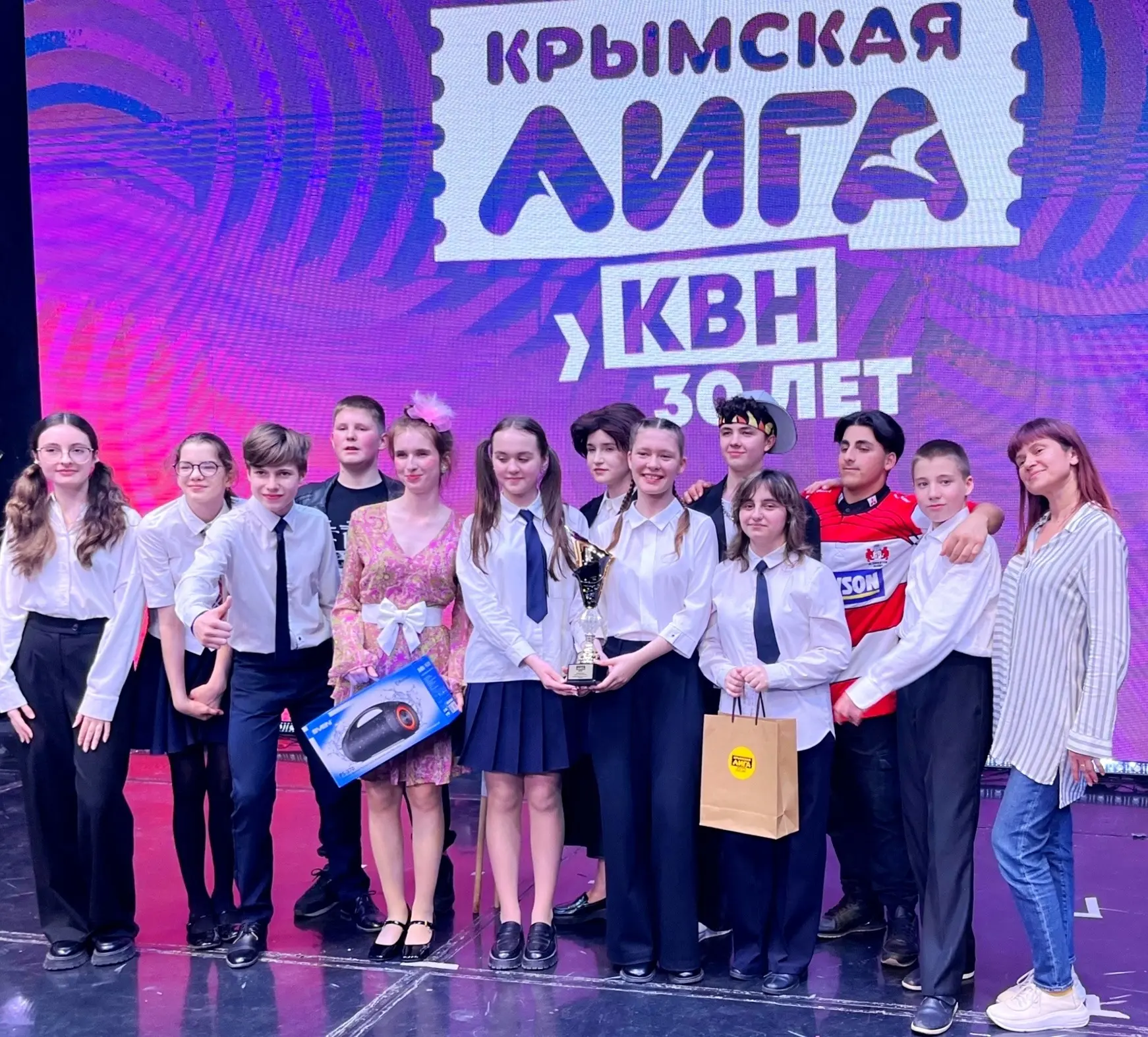 🏆Команда КВН "Мистер Добрый Кот" 😸- обладатель Кубка Республики, победитель сезона Открытой Студенче