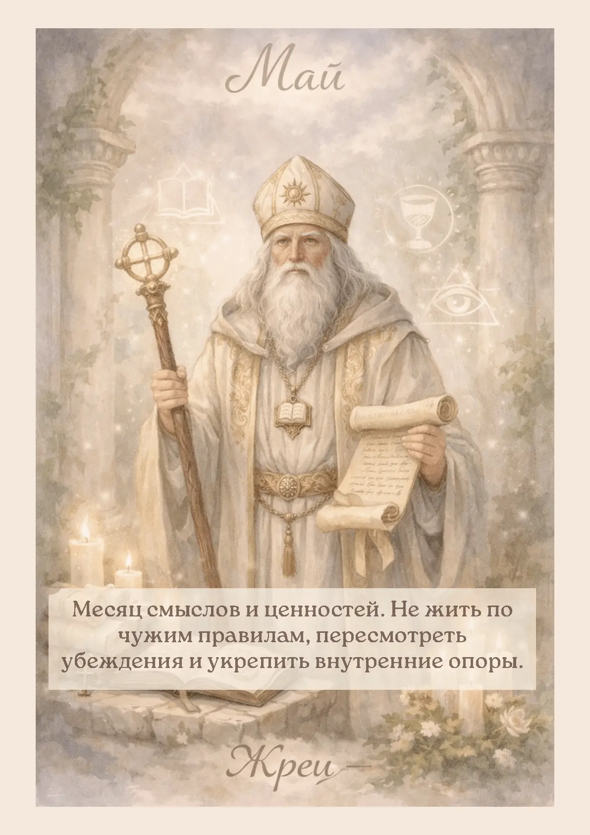 Май под энергией Жреца: месяц, который возвращает к себе ✨