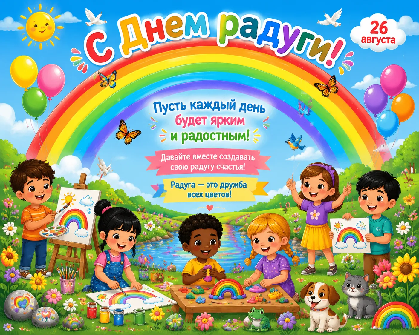 🌈 26 августа — День радуги! А вы знаете, что это на самом деле? 🔍