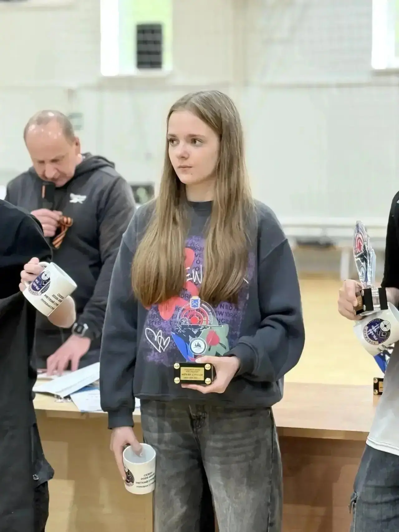Ученица 6 "Б" класса МБОУ "Лицей Климовска" Мацаева Елизавета стала лучшим стрелком сезона 2025-2026