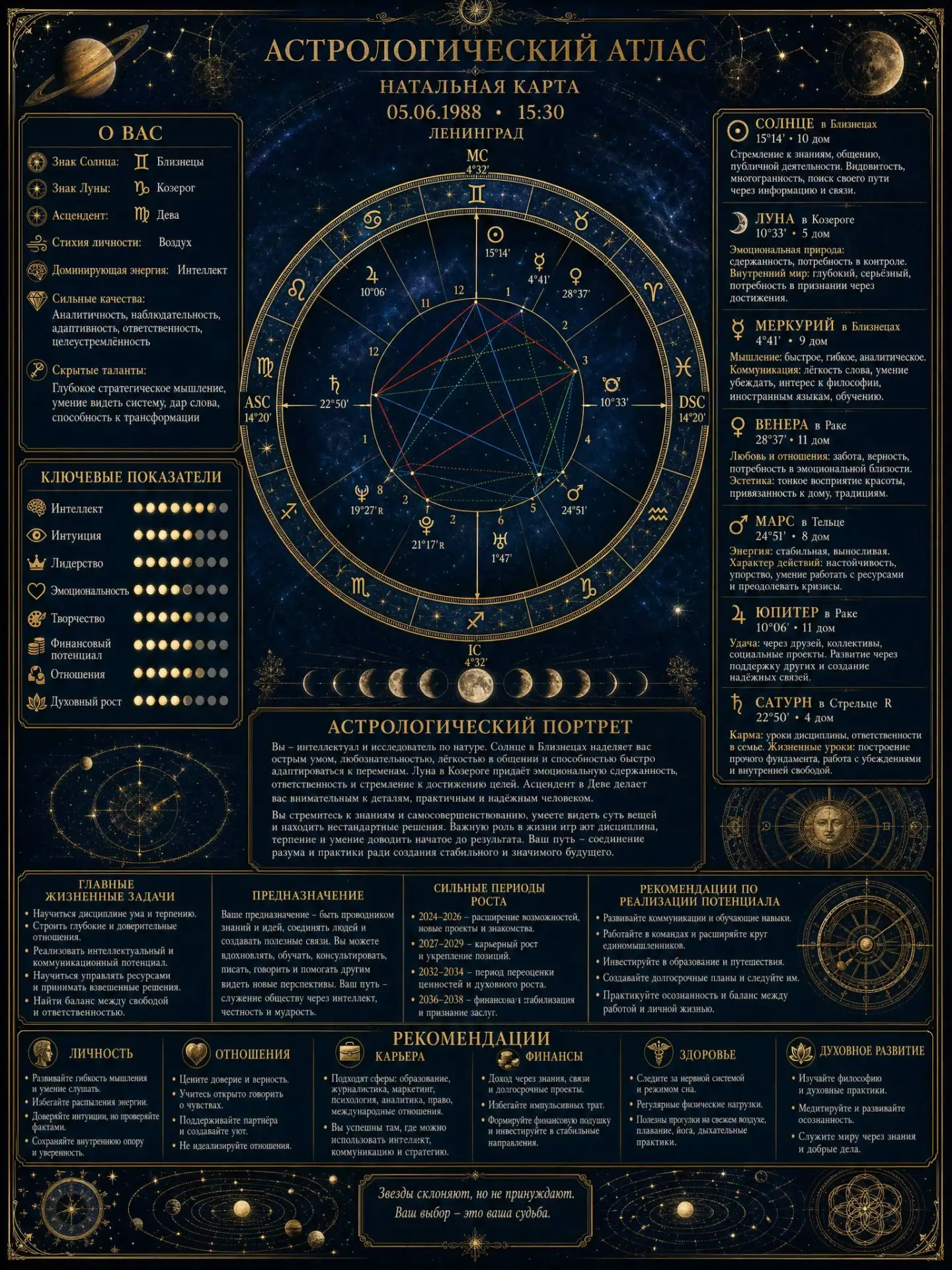 НАТАЛЬНАЯ КАРТА